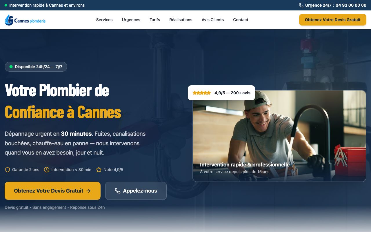 Cannes Plomberie